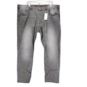 Jachs Jeans Mens 44x32 Gray Stretch High Rise Slim Fit *NWT*